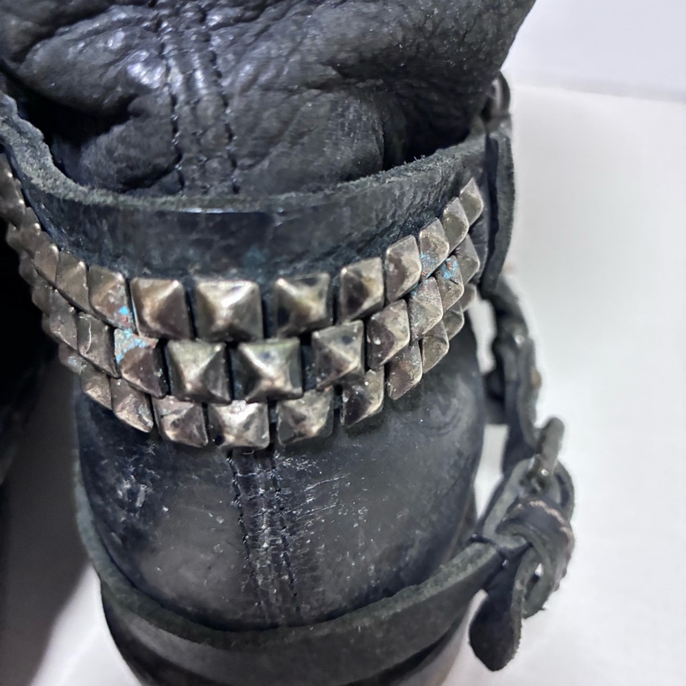 Pakros - Blacker Leather Moto Boot - 36 - Picture 9 of 14